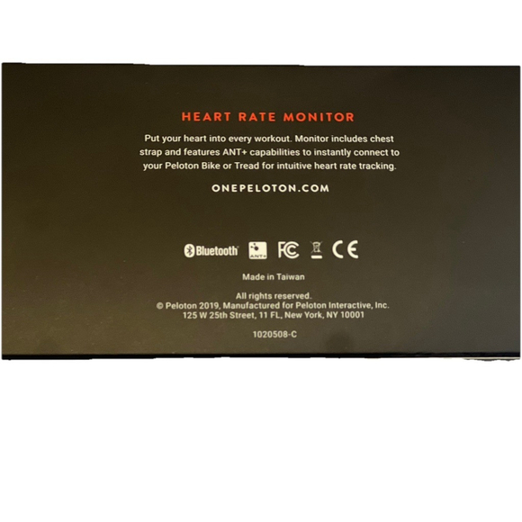 Peloton Heart Rate Monitor Chest Strap Bluetooth ANT+ w/ Box Manual - Picture 2 of 6